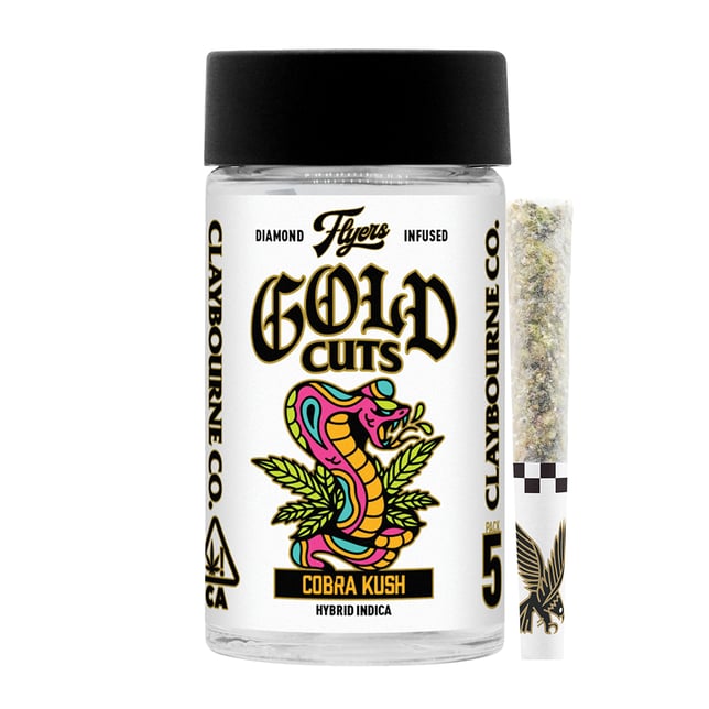 Cobra Kush (2.5g) - Diamond Infused Flyers Pre-Rolls - Image 1 Cobra Kush (2.5g) - Diamond Infused Flyers Pre-Rolls - Image 1