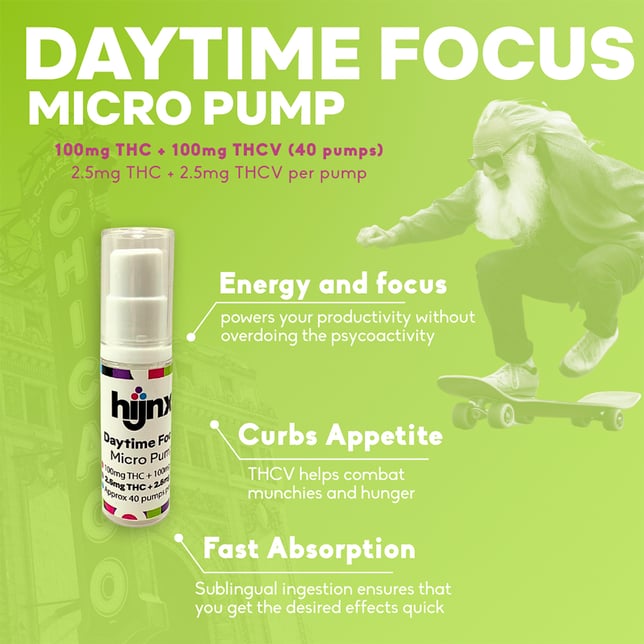 Daytime Focus (100mg THC/100mg THCV) - Image 2