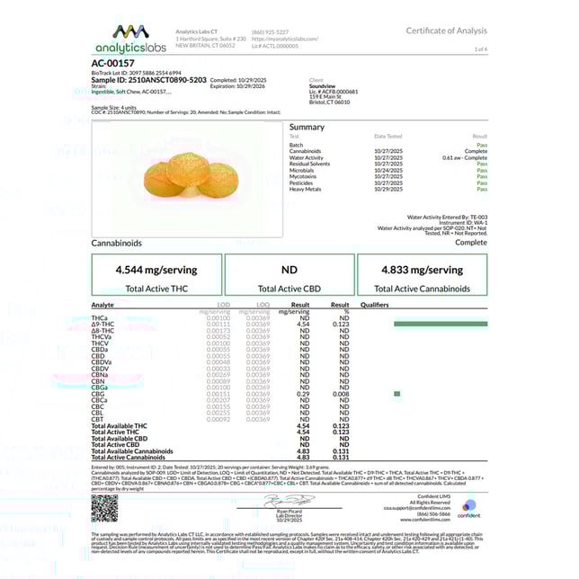 SoundView - Apple Cider (H) Gummies (4.54mg 20pk) C0080000157 - Image 3
