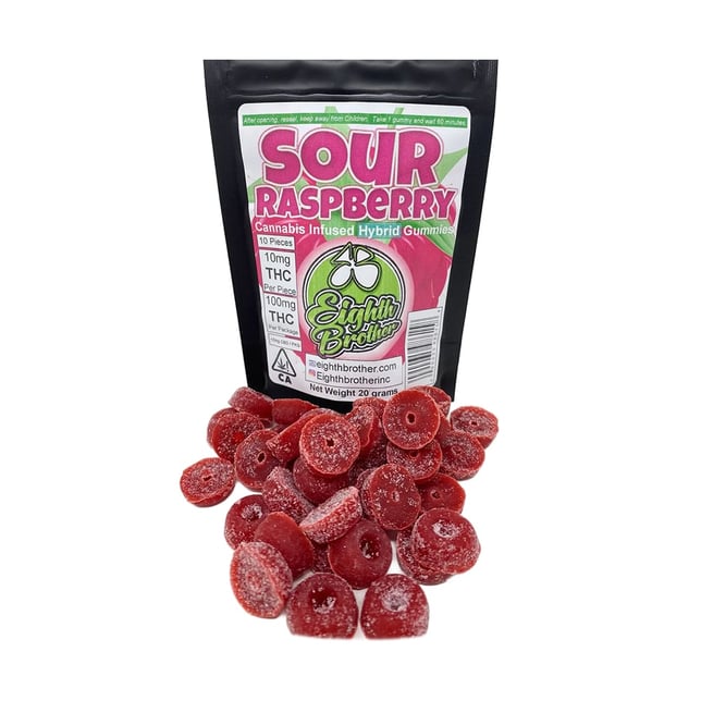 Sour Raspberry [10pk] (100mg) - Image 1