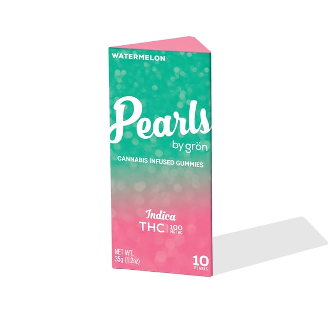 THC Watermelon Pearls - Indica (100mg) - Image 2 THC Watermelon Pearls - Indica (100mg) - Image 2