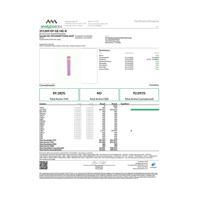 Edie Parker - Grape Escape (I) Petal Puffer Disposable (0.5g) C0060000367 - Image 3