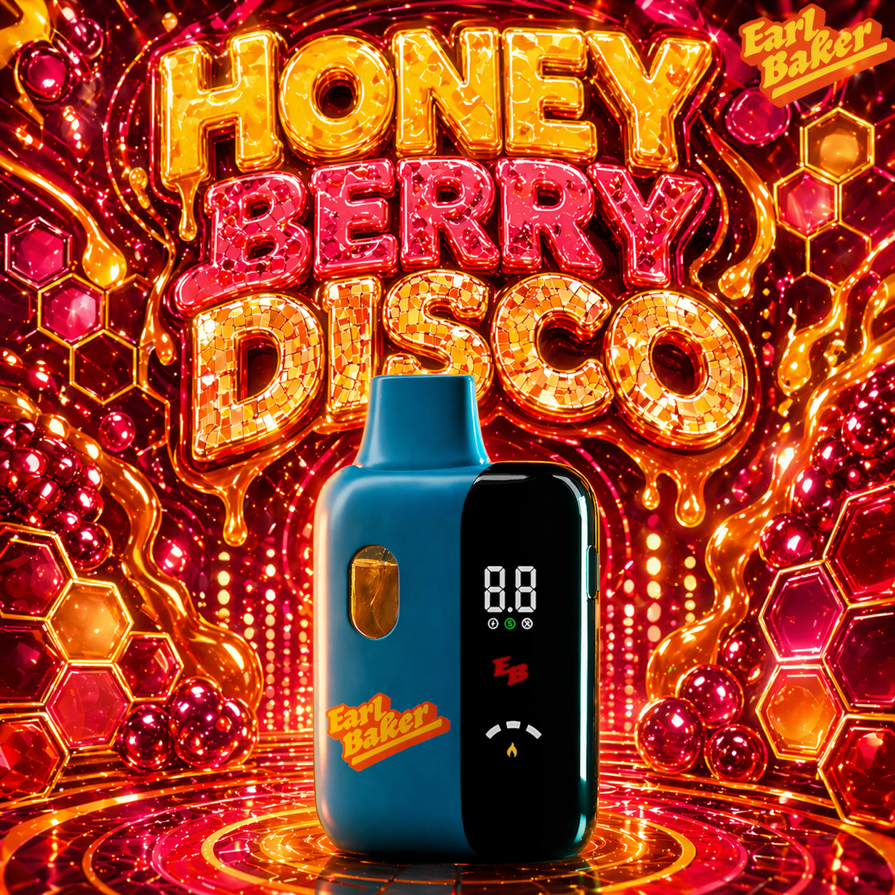 Earl Baker - Honey Berry Disco (H) Disposable Vape (1g) C0080000251 Earl Baker - Honey Berry Disco (H) Disposable Vape (1g) C0080000251