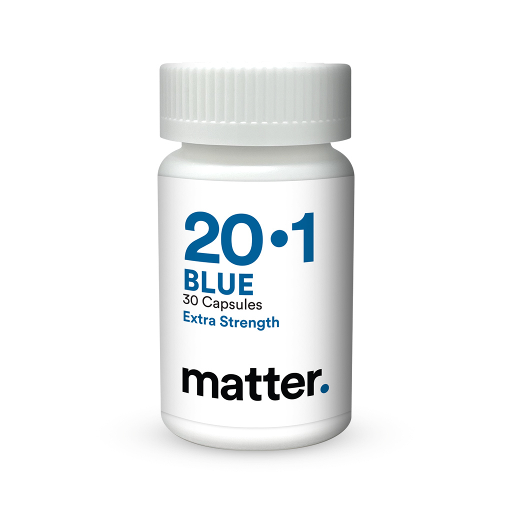 20:1 Blue Capsules Extra Strength 9.5mg THC | <0.5mg CBD (285mg)