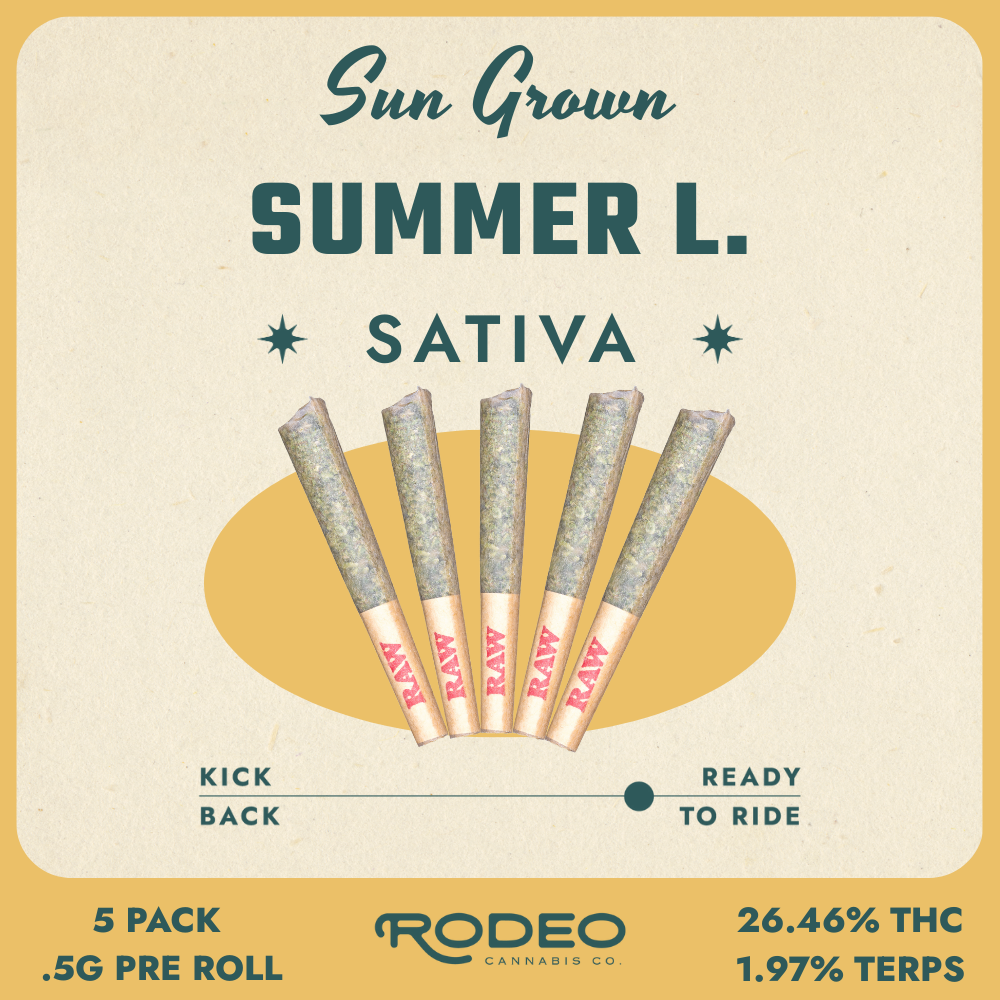 Rodeo Cannabis - Summer L. (S) 0.5g Pre-Rolls 5pk (2.5g) C0070000408