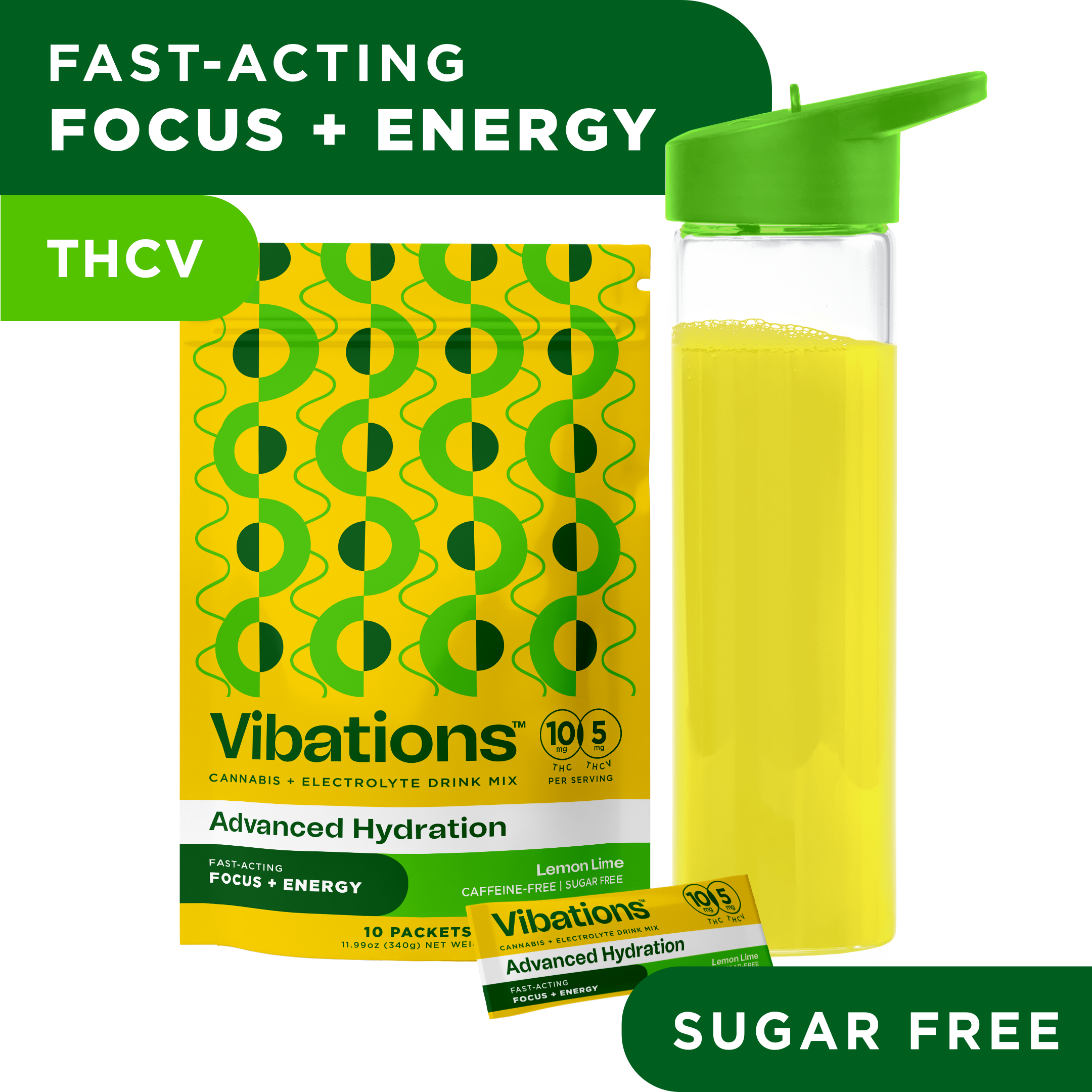 Lemon Lime [10pk] (100mg THC/50mg THCV)