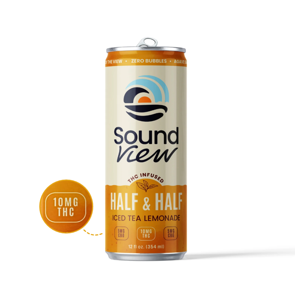 SV Half & Half Iced Tea Lemonade 12 oz THC Tea (10mg THC 5mg CBD 5mg CBG)
