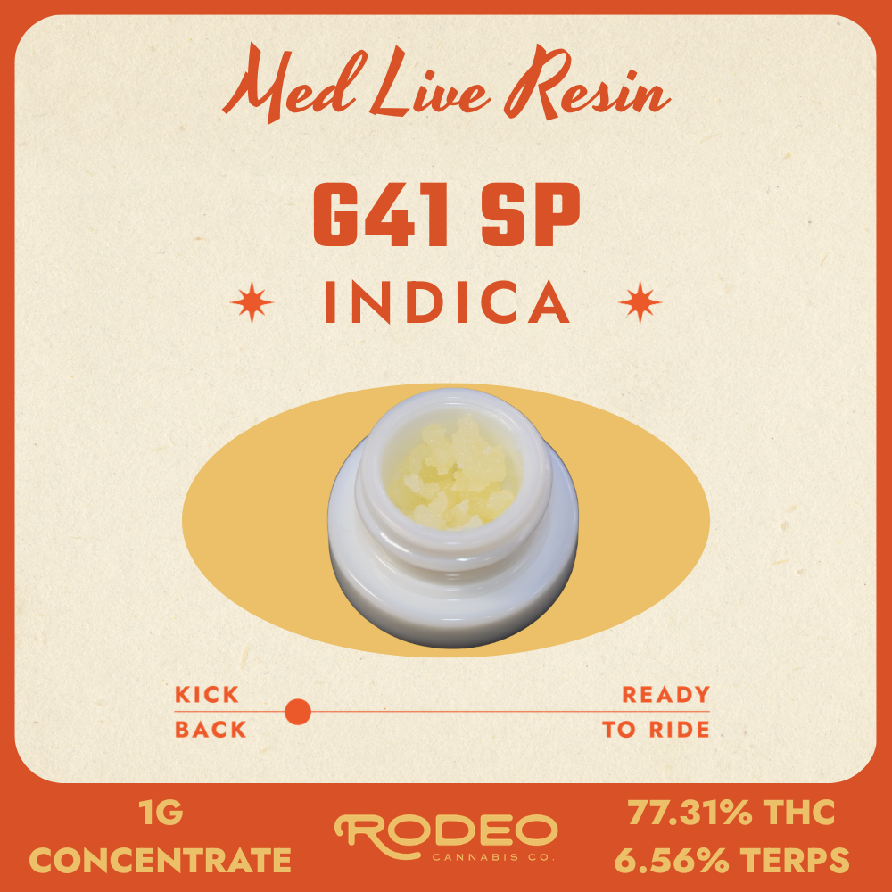 Rodeo Cannabis  G41 (I) Live Resin  C0070000405