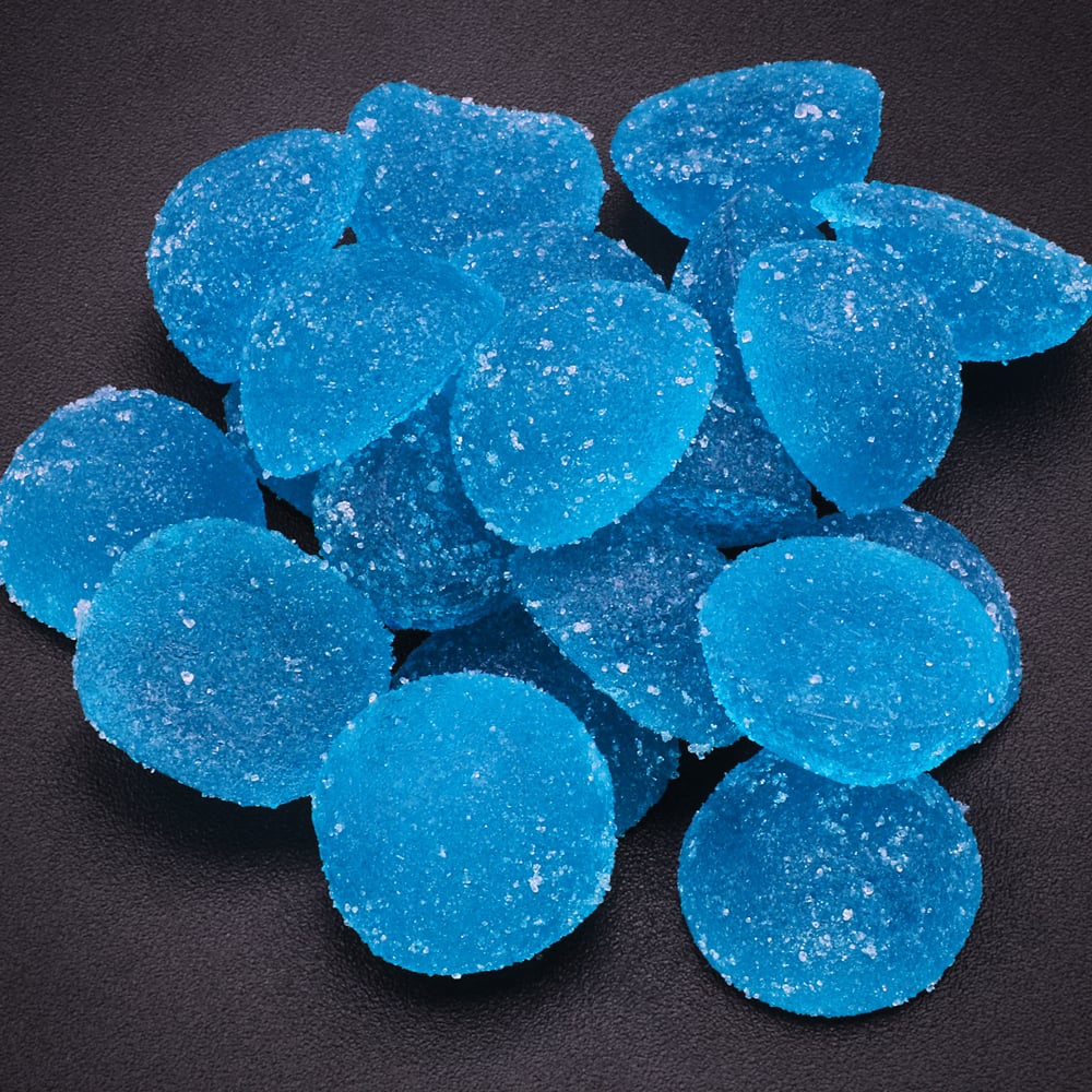 (20pk) 5mg Sour Blue Raspberry Fruit Chew