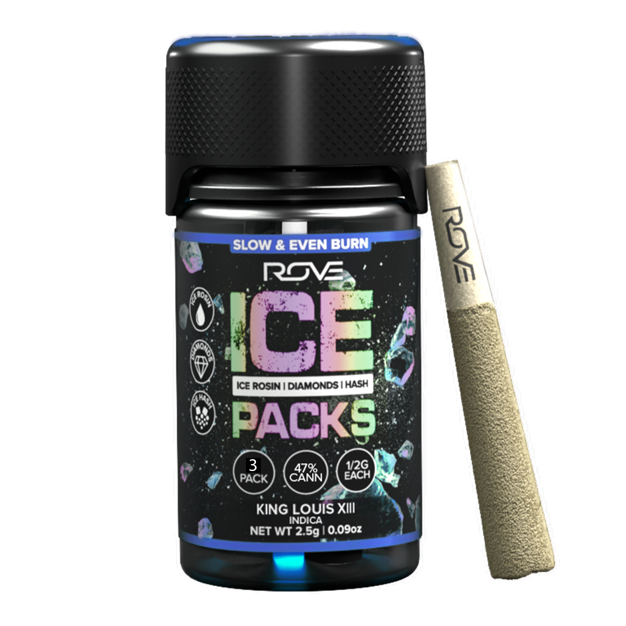 King Louis XIII - Infused Ice Packs (Rosin, Hash, and Diamonds) [3x 0.5g]