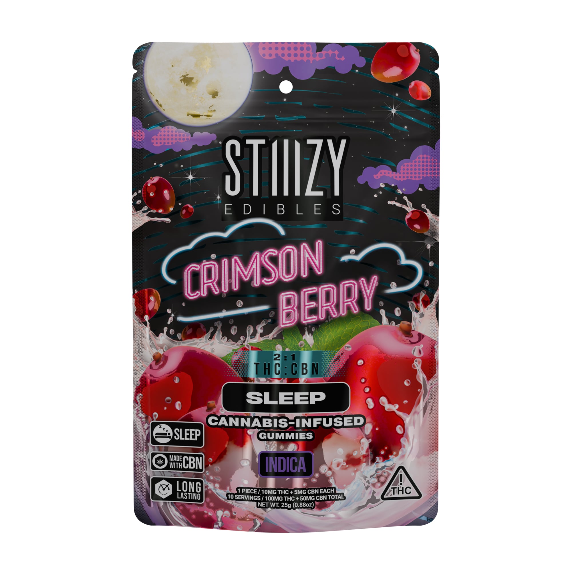 Crimson Berry 2:1 [10pk] (100mg THC/50mg CBN)