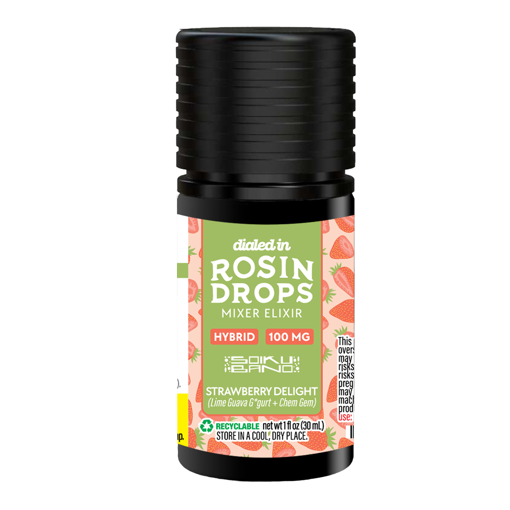 100mg - Strawberry Delight - Rosin Drops