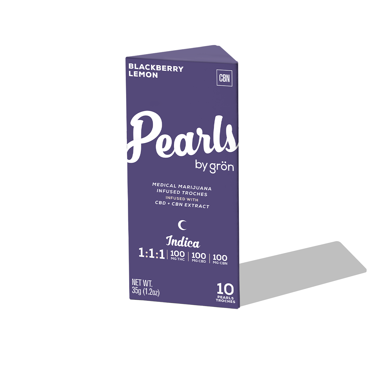 1:1:1 Blackberry Lemon [10pk] (100mg THC/100mg CBD/100mg CBN)