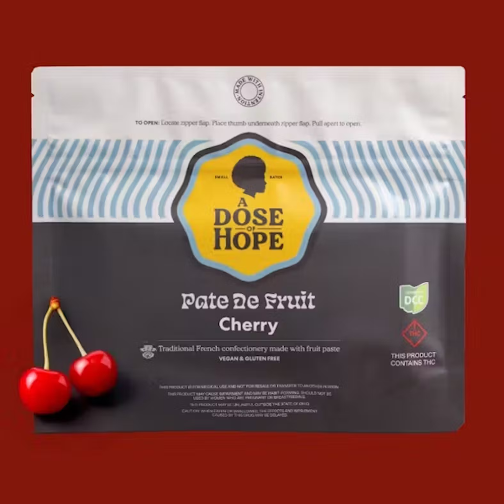 A Dose Of Hope - Cherry Pate De Fruit - RSO Gummies - 100mg - 10pk