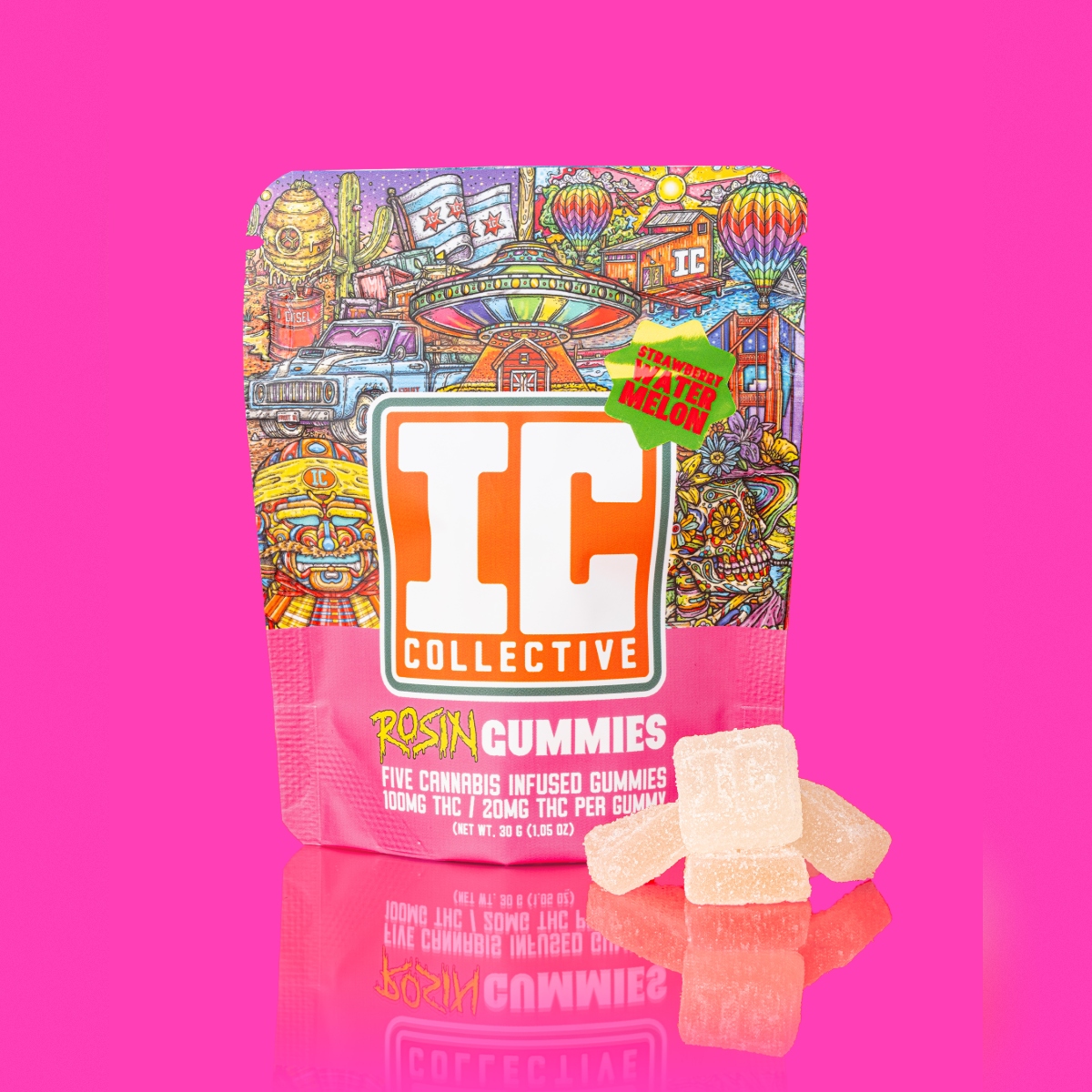 Strawberry Watermelon [5pk] (100mg)