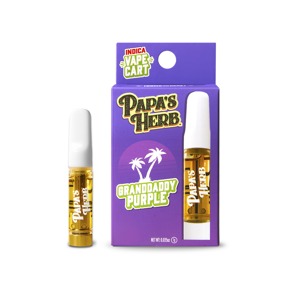 Granddaddy Purple | Indica - Ultra Extract High Purity Oil - 1G Vape Cartridge
