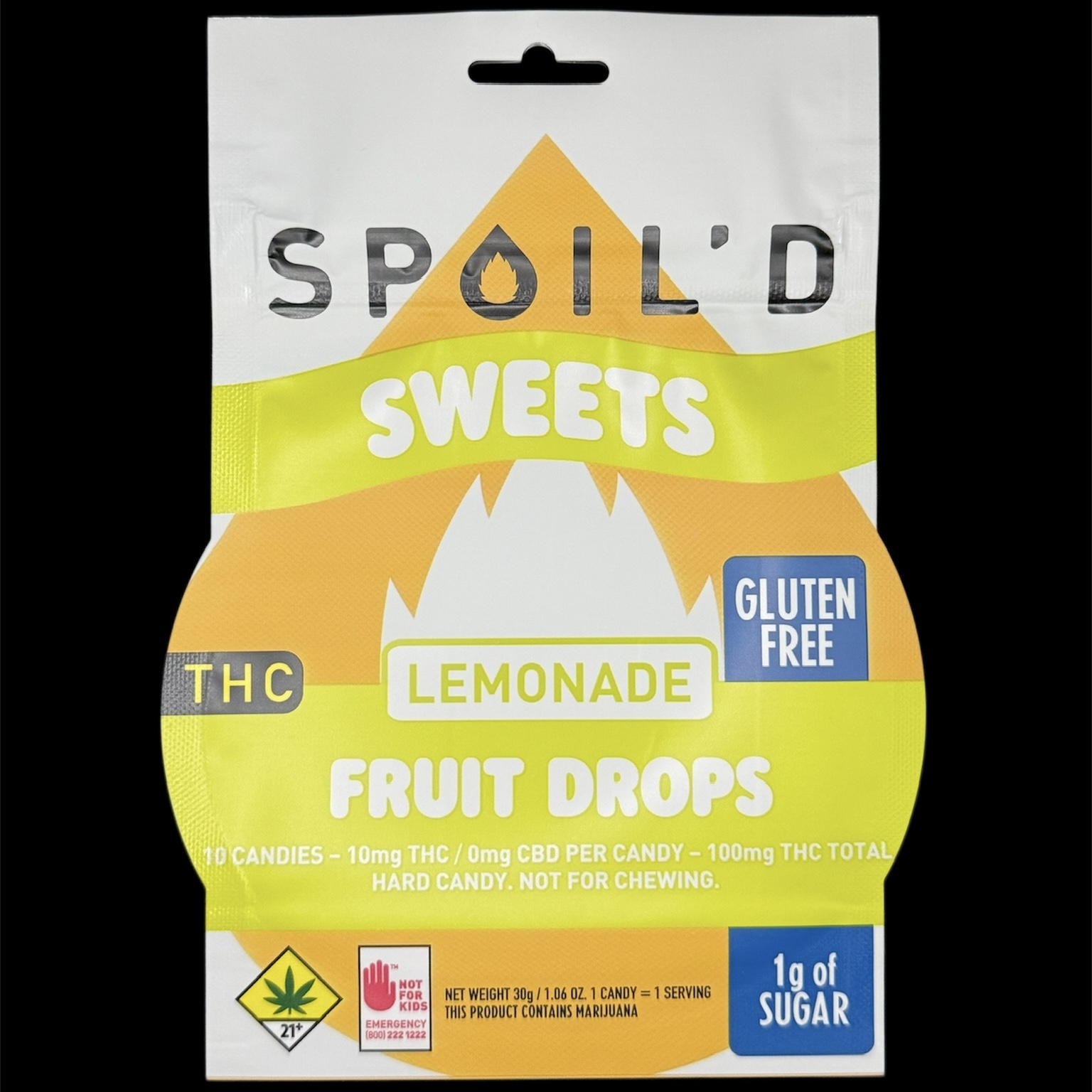 Lemonade Fruit Drops  [10pk] (100mg THC)