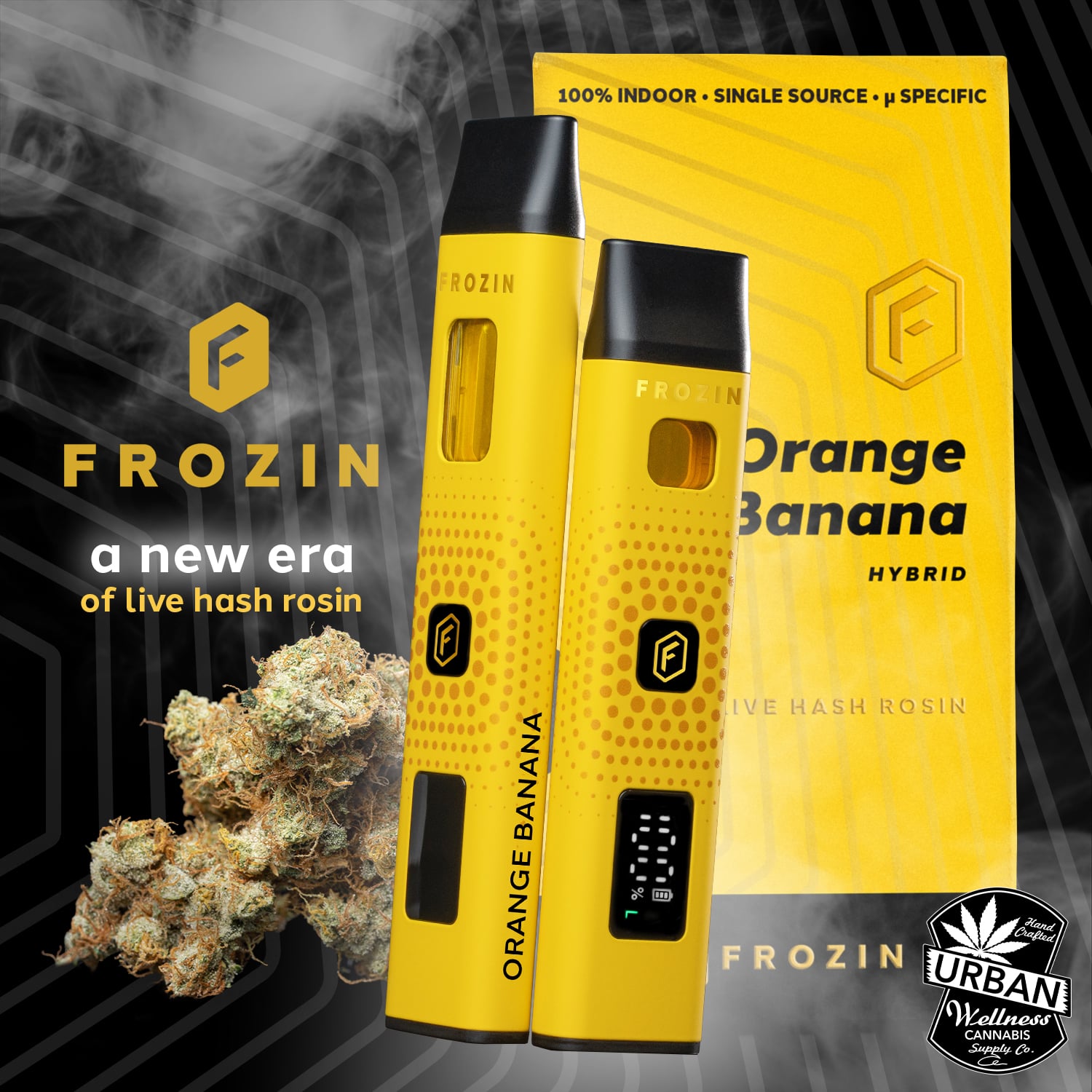 Orange Banana [1000mg] - Live Rosin AIO Cart