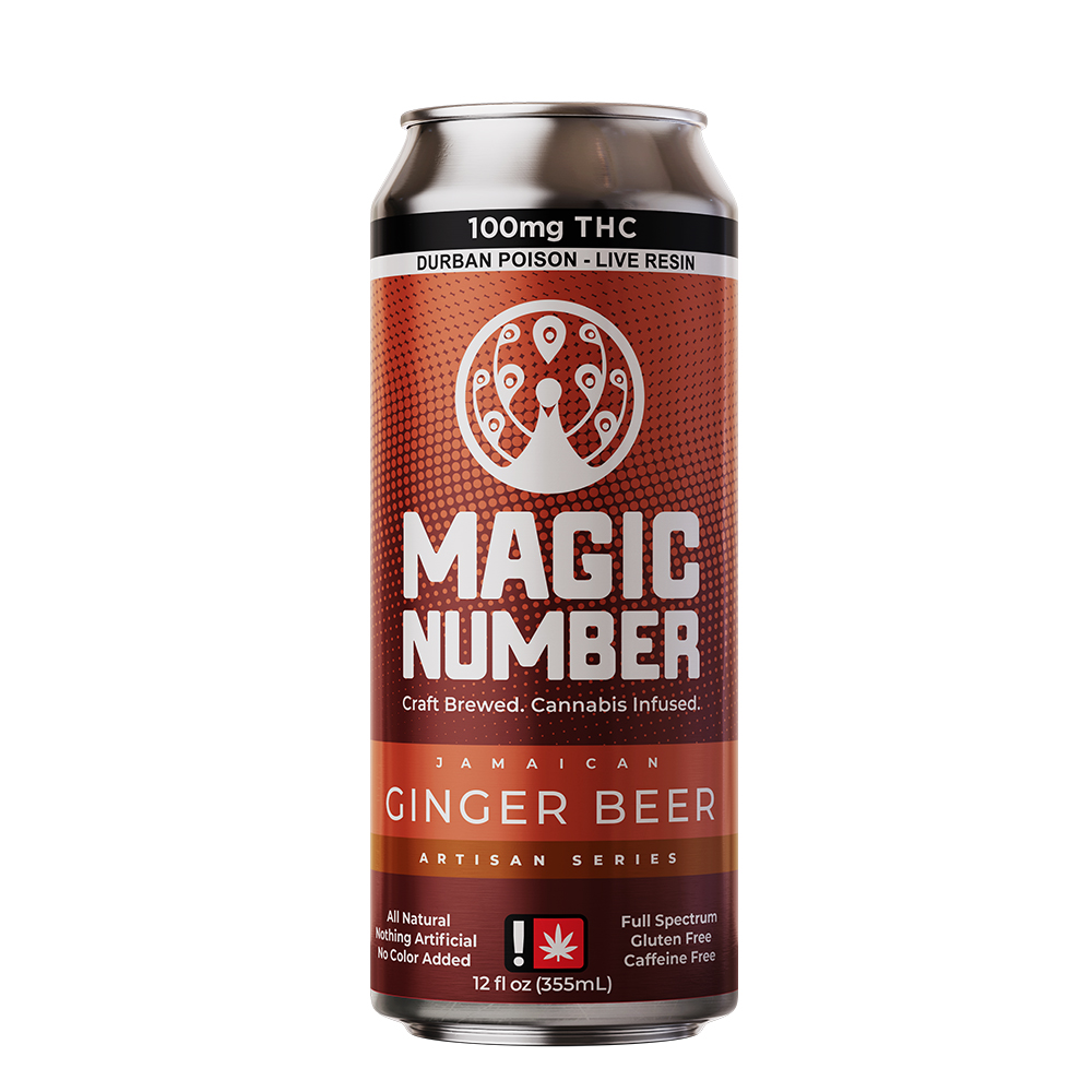 Ginger Beer Natural Soda (100mg Live Resin)