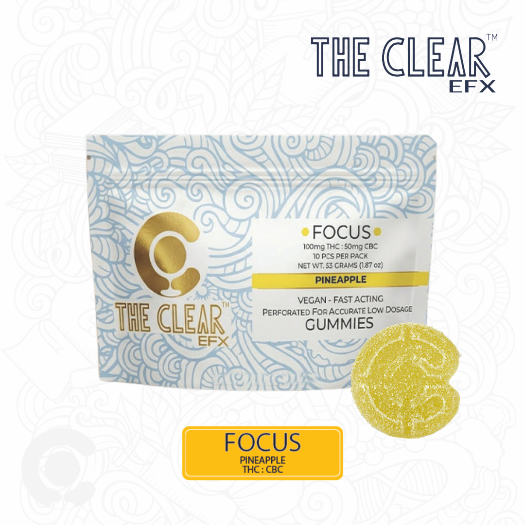 The CLEAR EFX Gummies 10 Pack | Focus | Pineapple