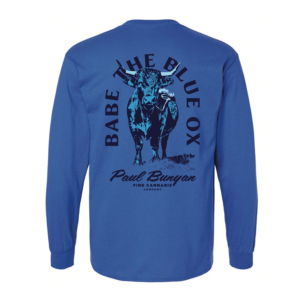 Ox Blue Ls Tee Medium