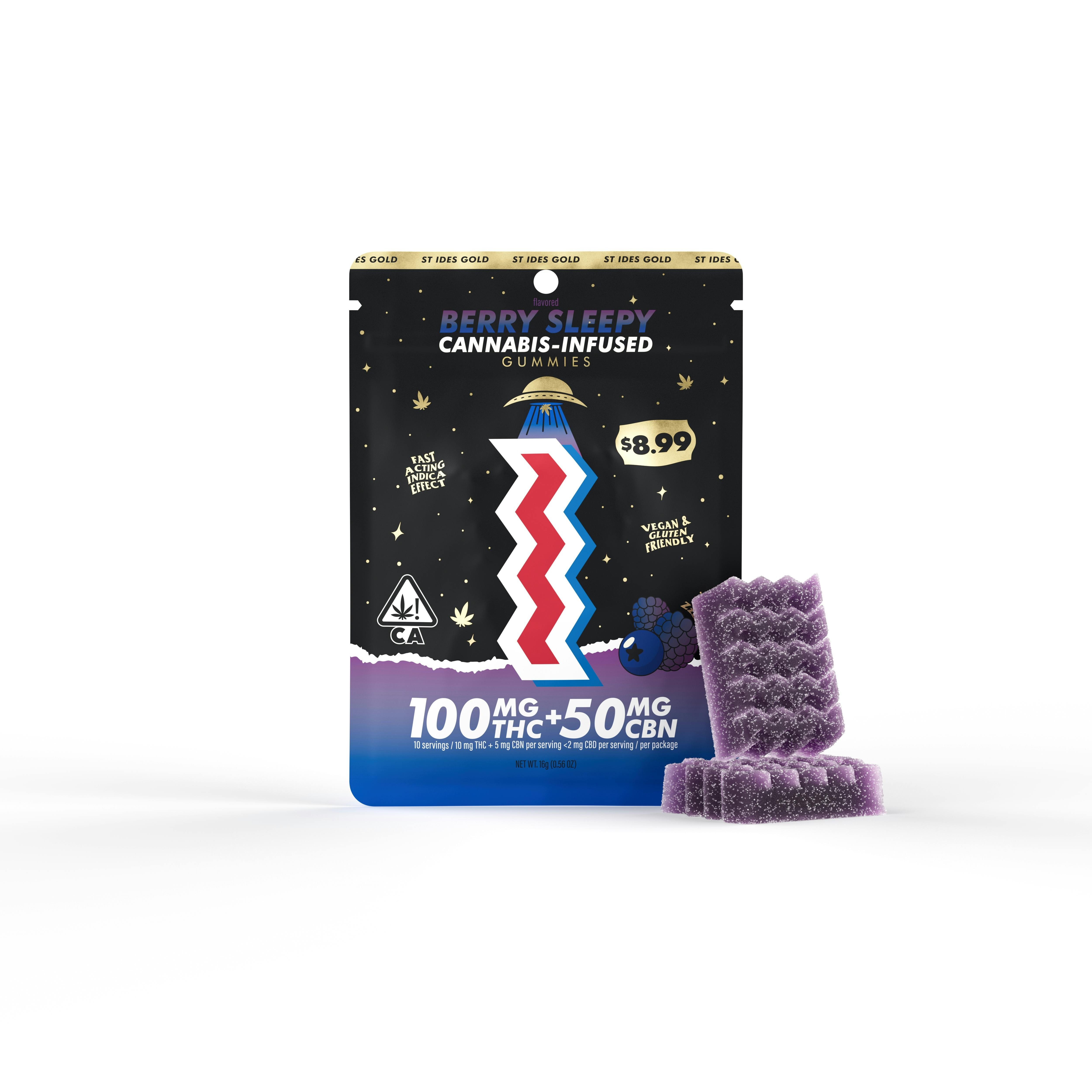 2:1 Berry Sleepy [2pk] (100mg THC/50mg CBN)