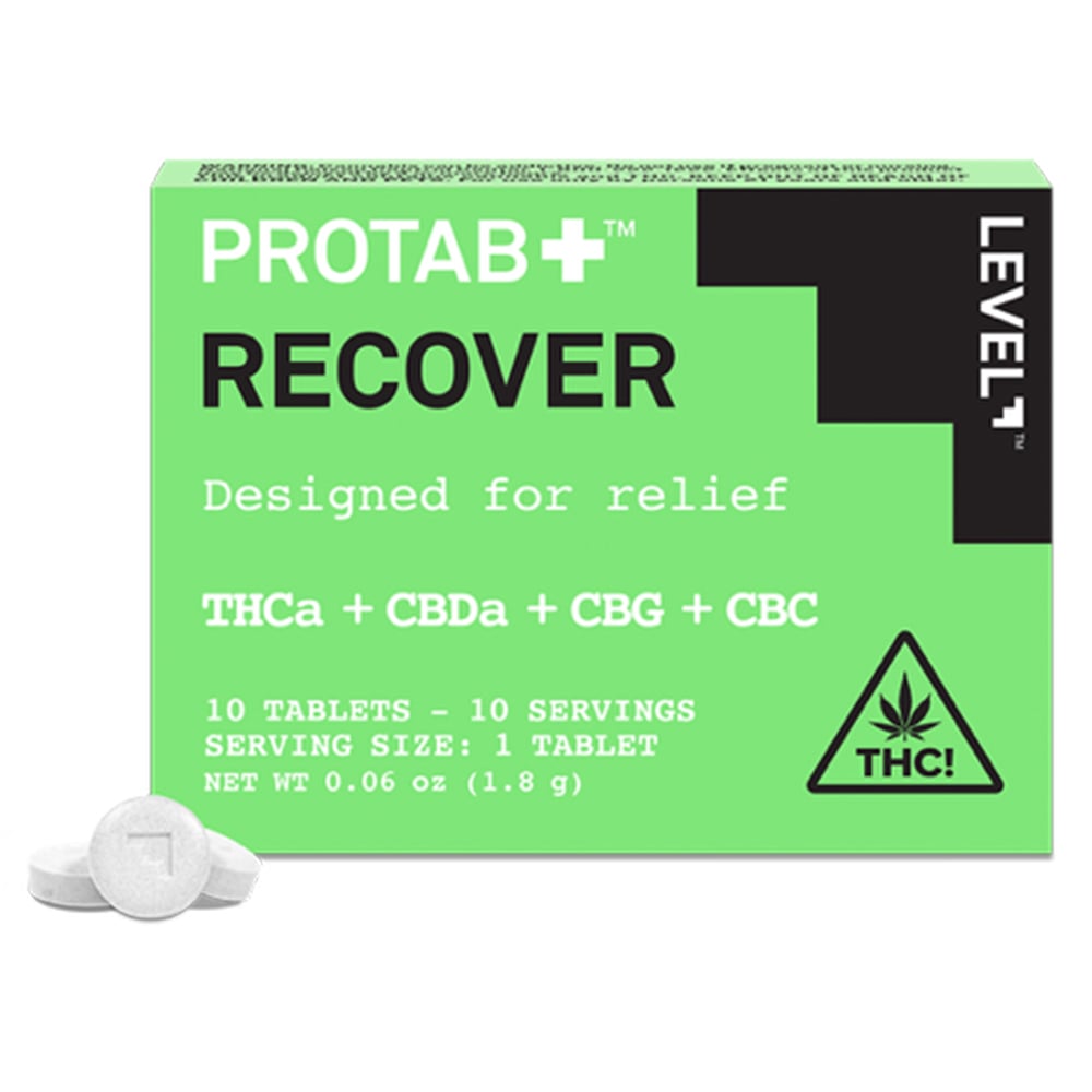 PROTAB+ RECOVER [10pk] (10mg THC/100mg THCa/100mg CBDa/50mg CBG/50mg CBC)