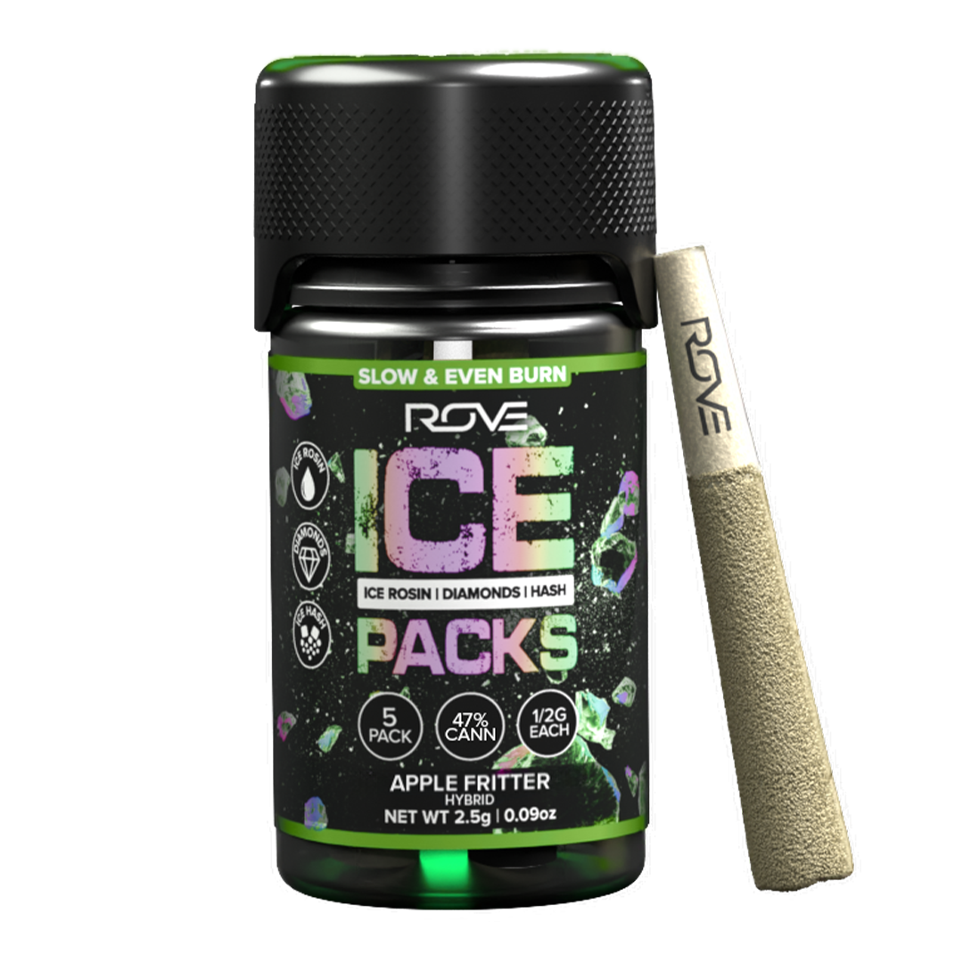 Apple Fritter- Infused Ice Packs (Rosin, Hash, and Diamonds) [.5g]