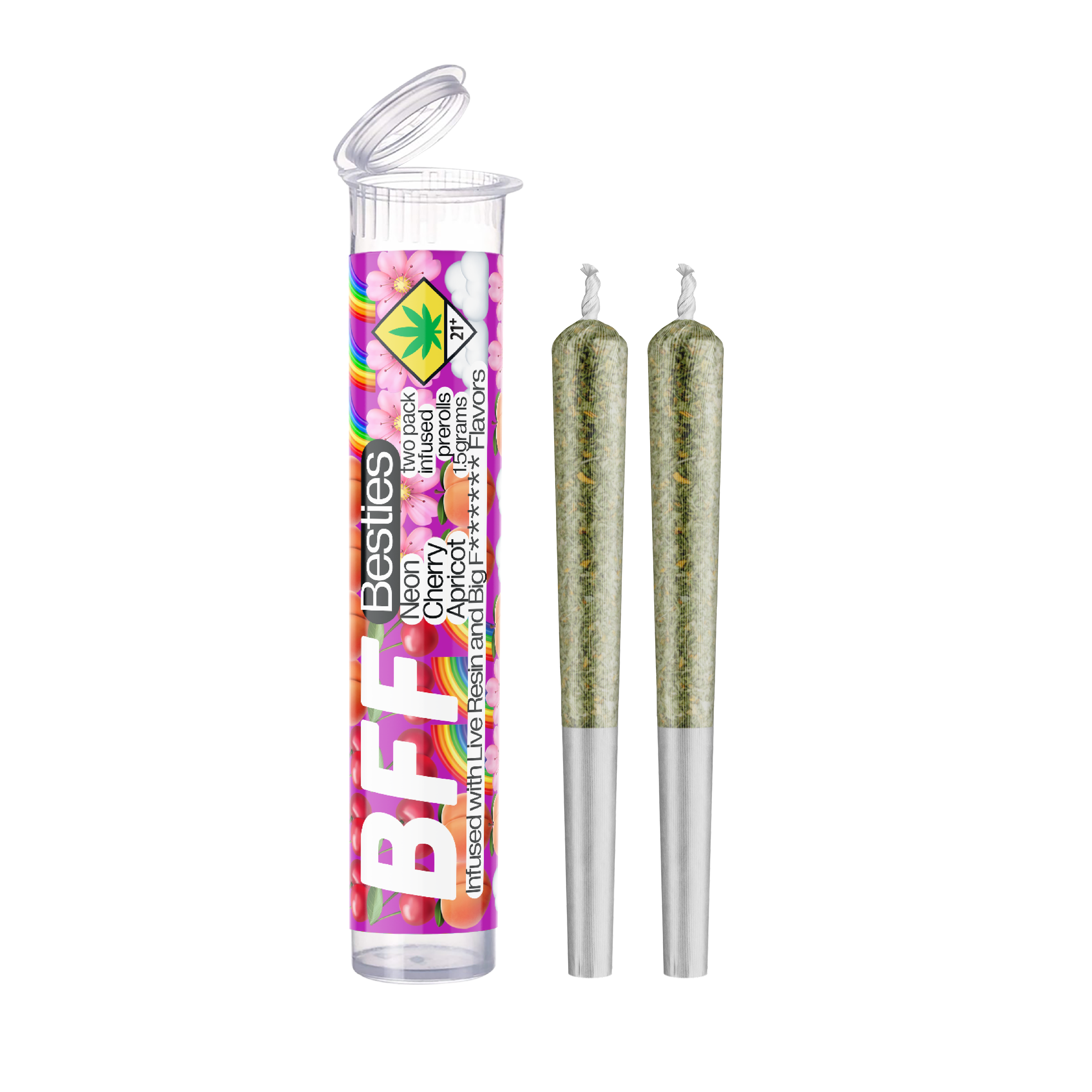 Neon Cherry Apricot No Cap