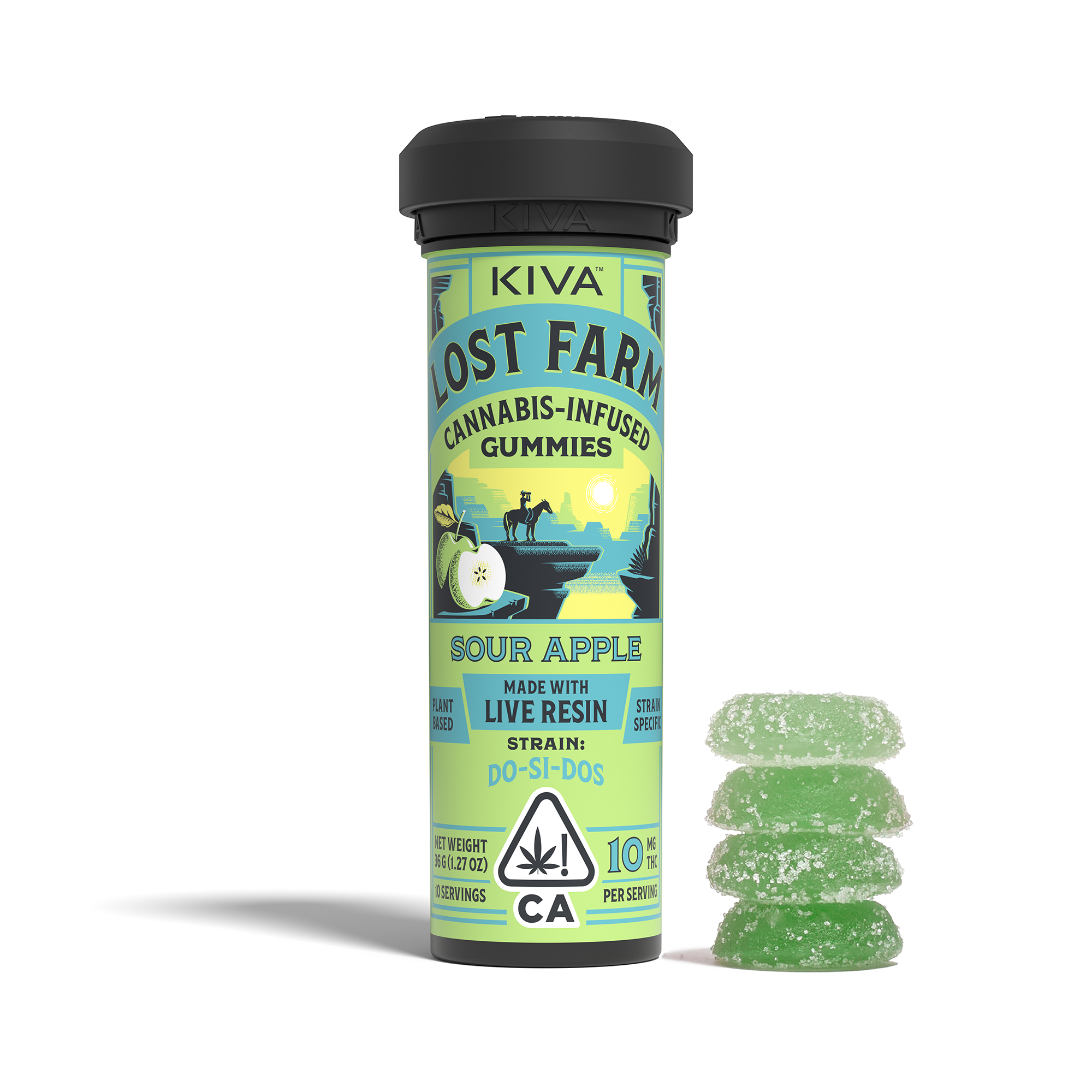 Shop Sour Apple x Do-Si-Dos Gummies [10pk] (100mg) | Eureka Sky