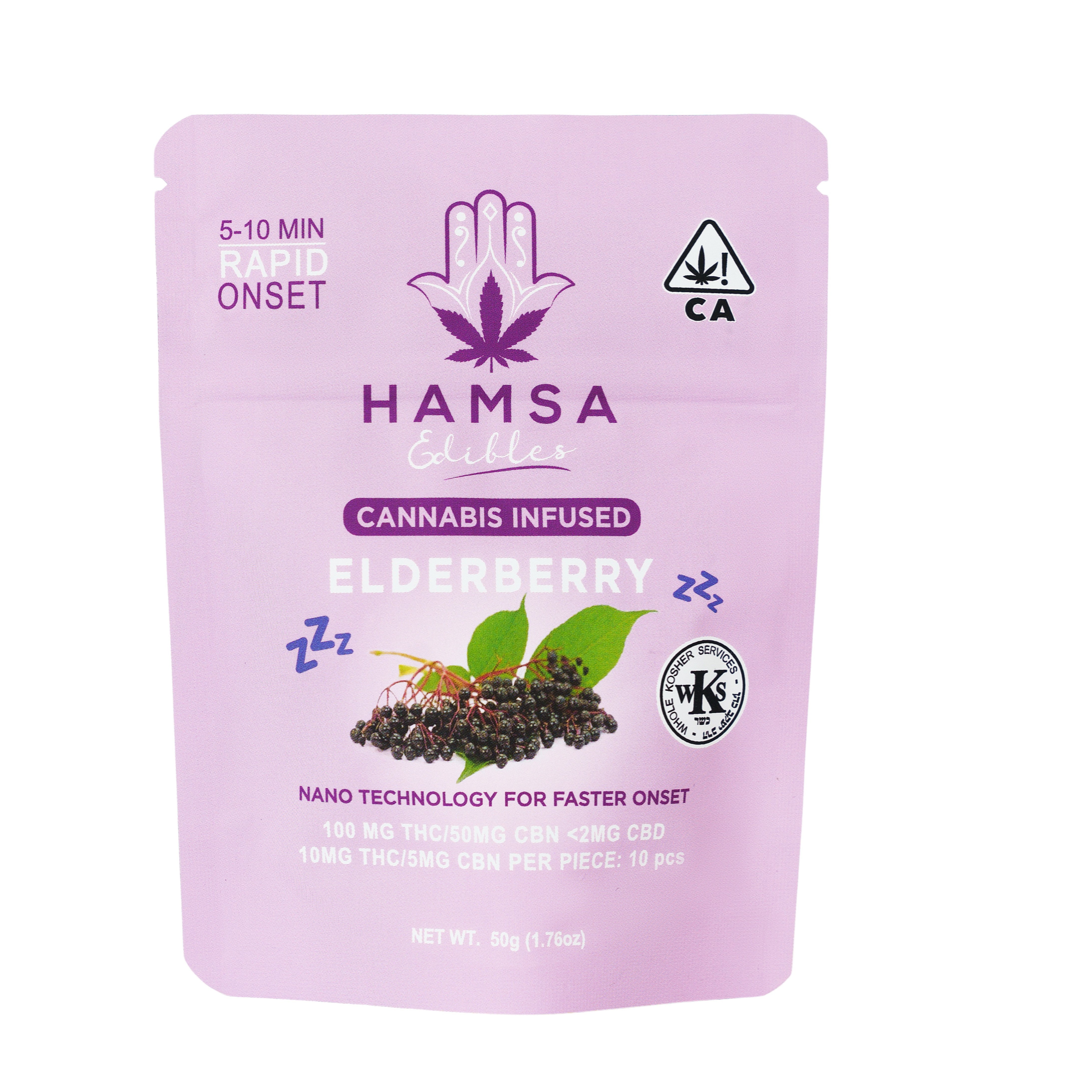 Elderberry 2:1 [10pk] (100mg THC:50mg CBN)