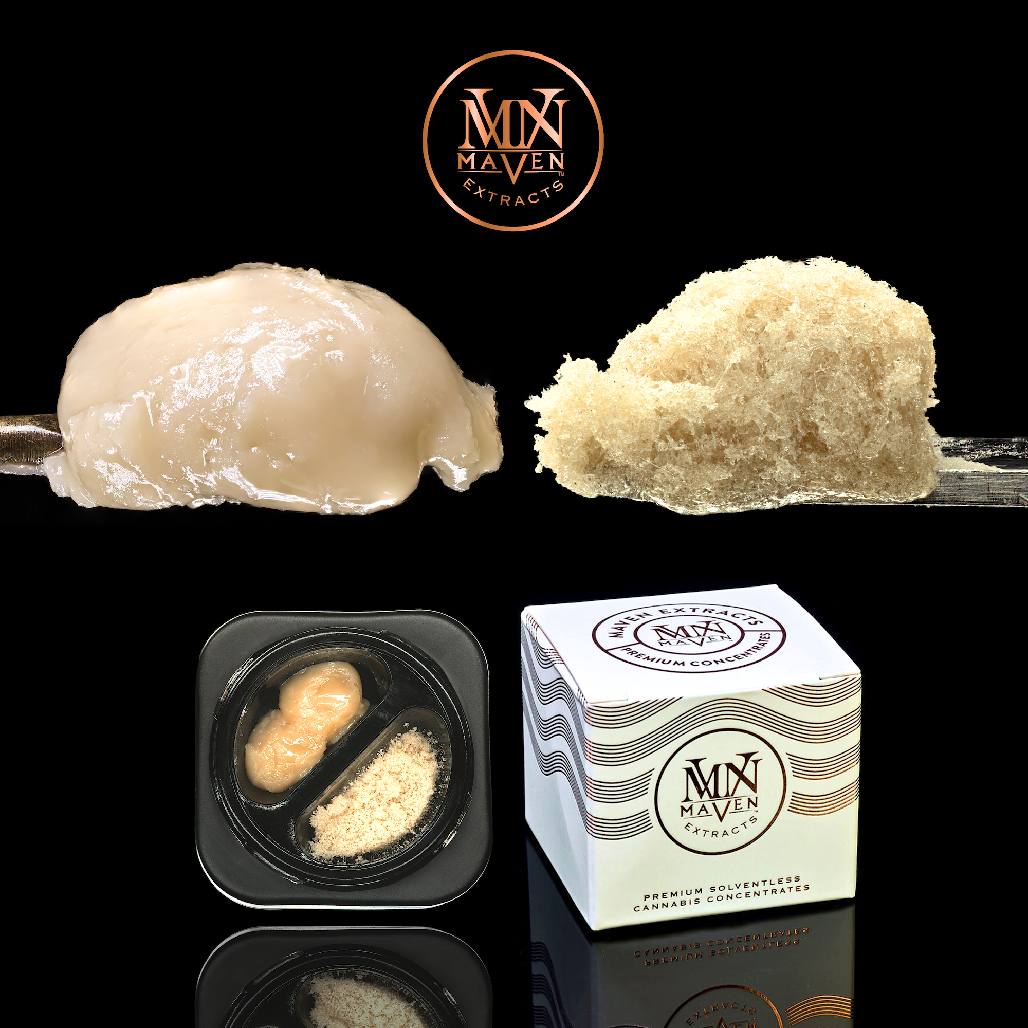 Black Diamond X Cold Cured Live Rosin & 90u Ice Water Hash Duo