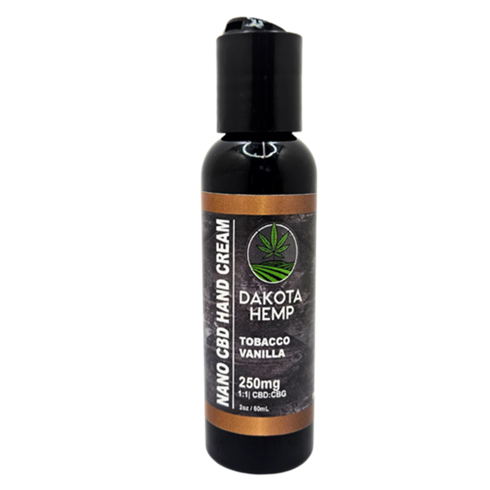 CBD Nano Hand Cream - Tobacco Vanilla (250mg)
