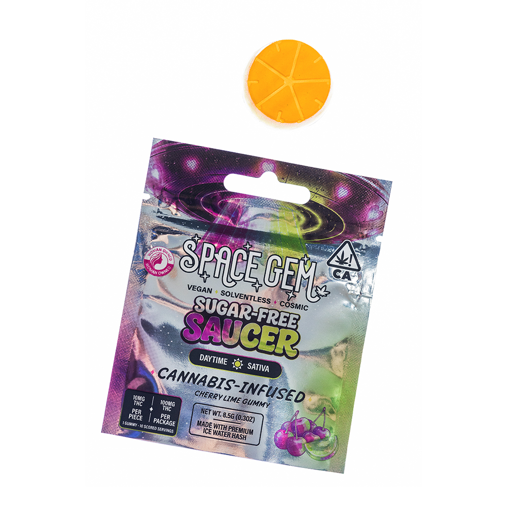 Flying Saucer - Cherry Lime - 100mg THC
