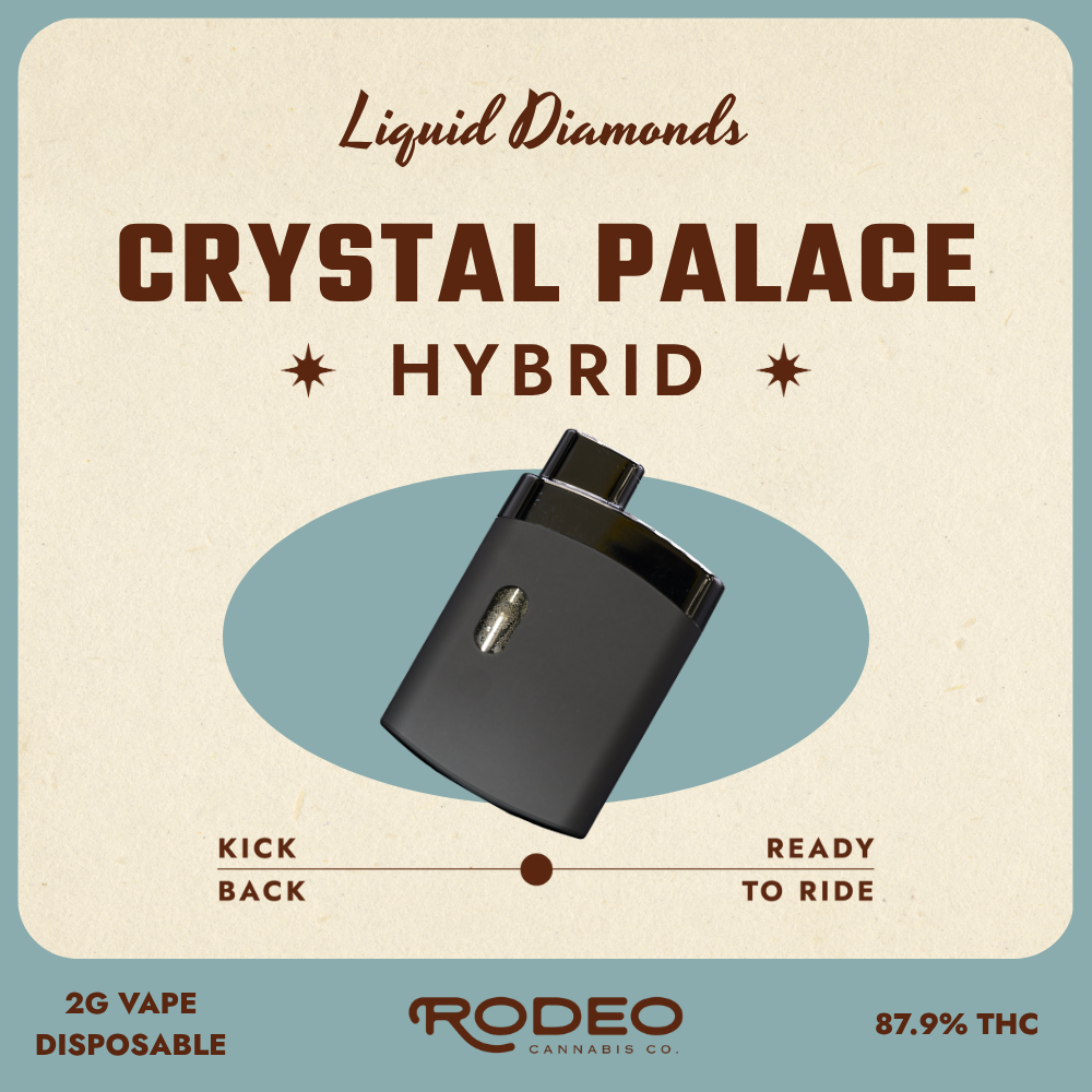 Rodeo Cannabis - Crystal Palace (H) Liquid Diamonds Disposable Vape (2g) C0070000301