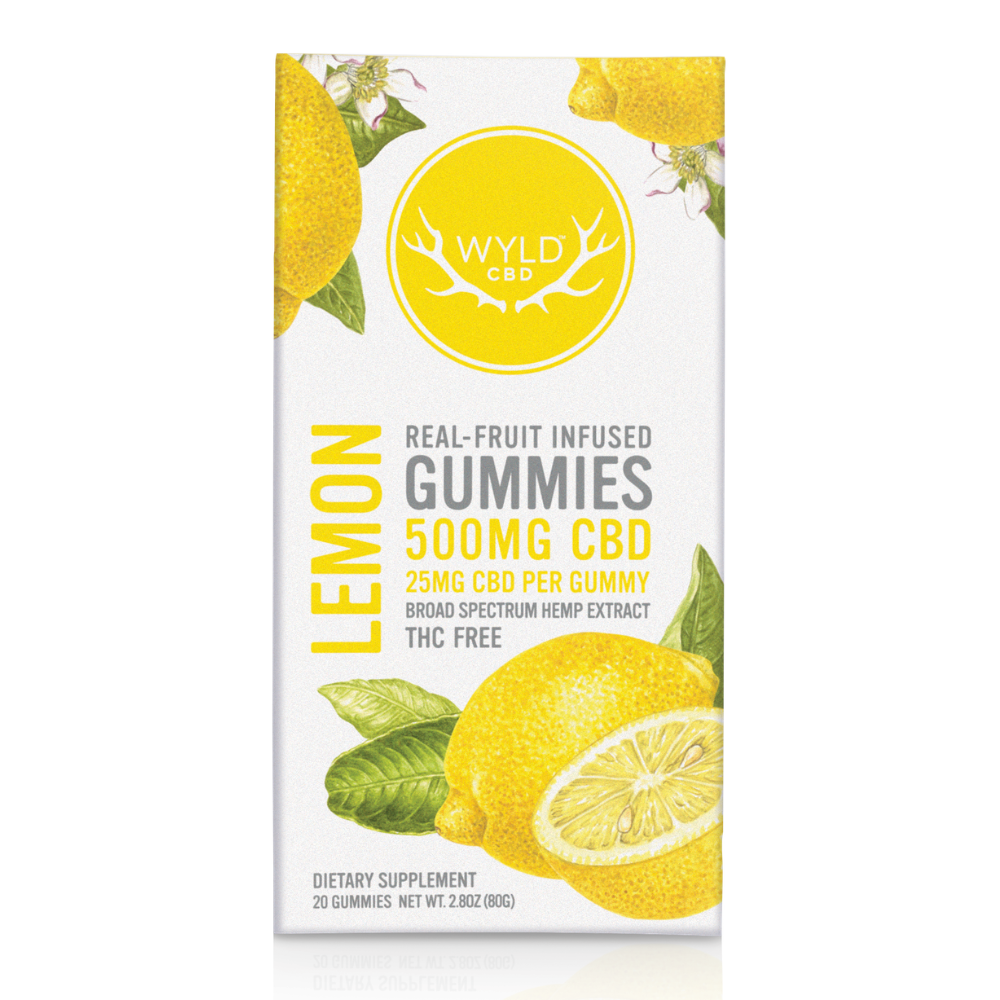 500mg Lemon CBD Gummies | 20-pack 500mg Lemon CBD Gummies | 20-pack