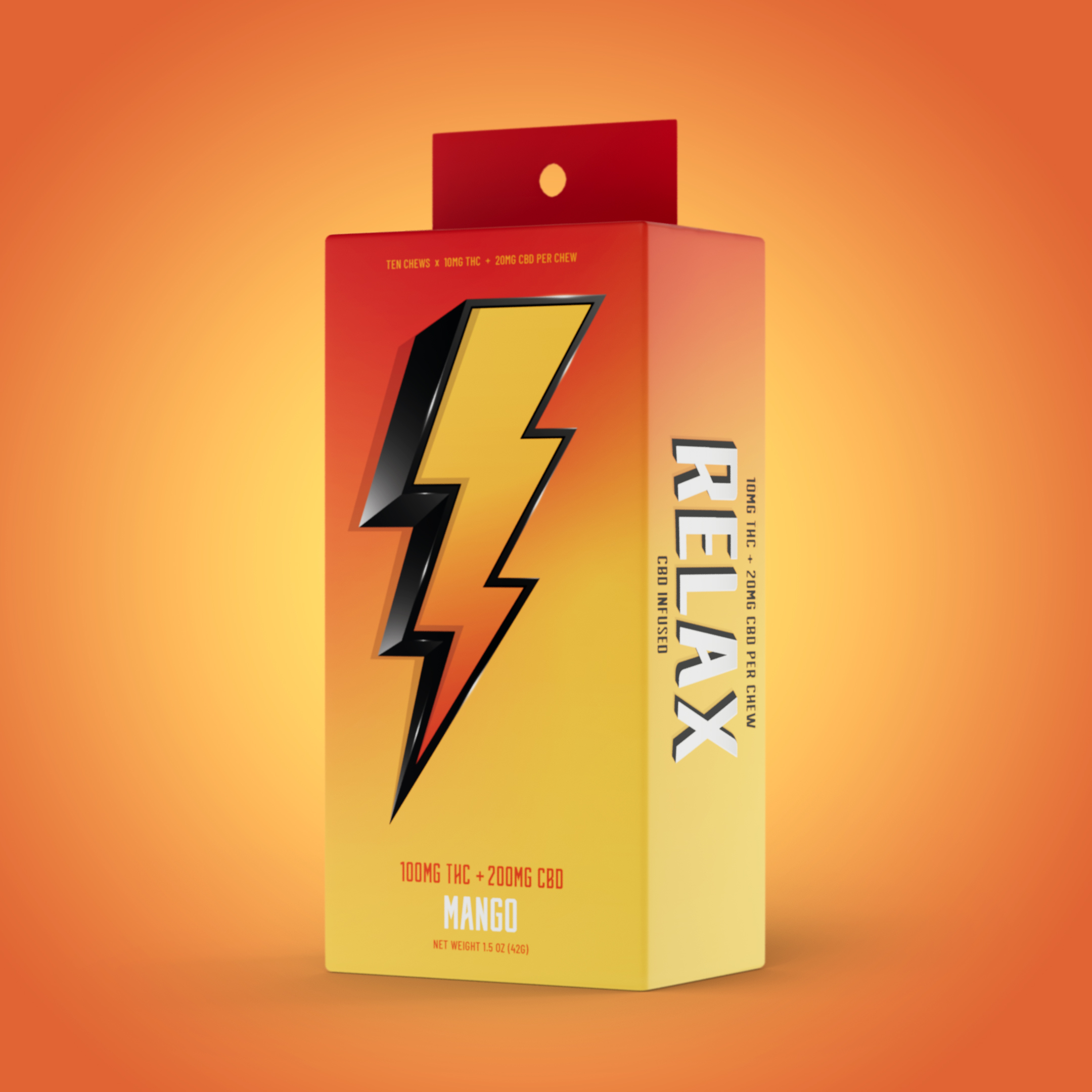 Mango Cbd 10pk Cbd/100mg Thc