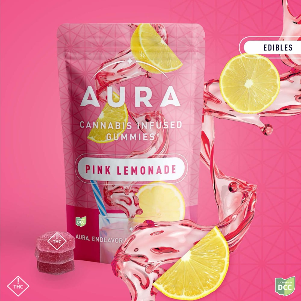 Aura - Pink Lemonade Crunch Entourage - Gummies - 110mg - 11pk