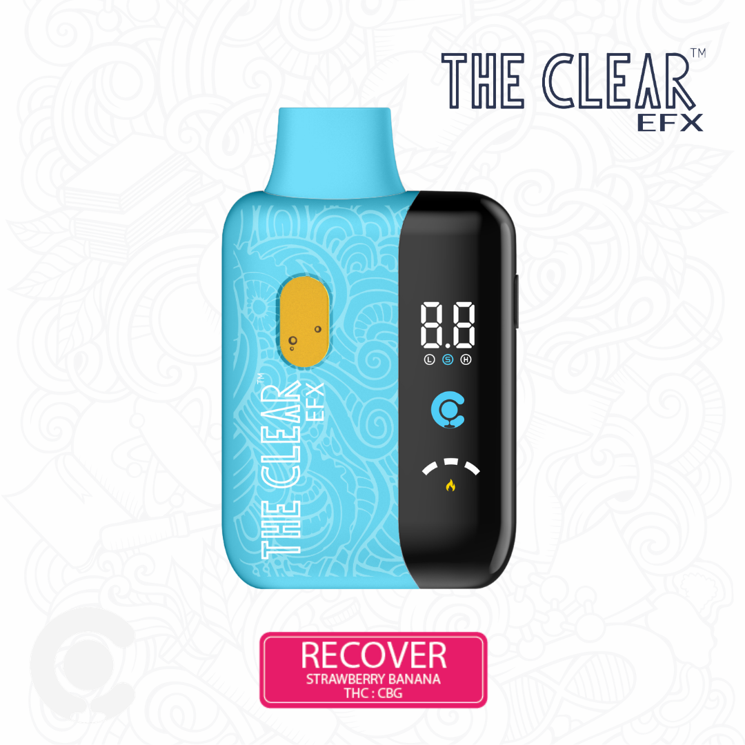 The CLEAR EFX All in One Vape 1g | Recover | Strawberry Banana