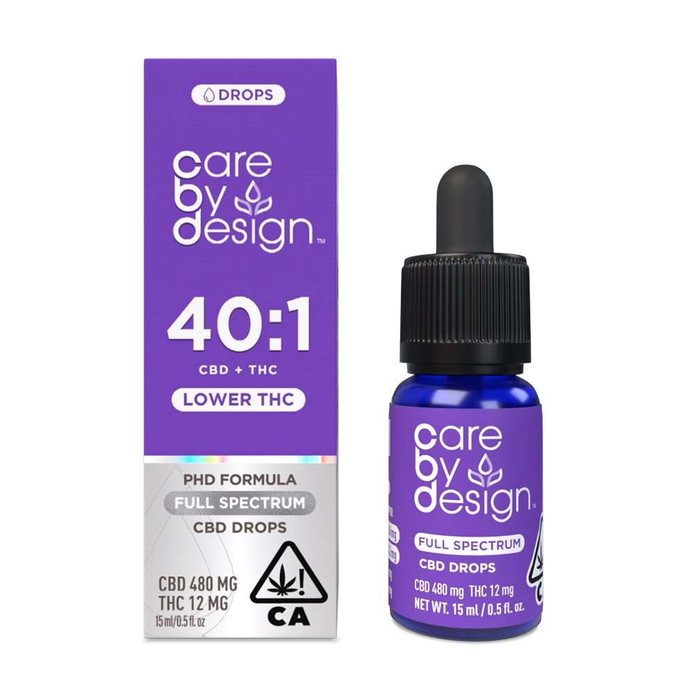 Care By Design | 40:1 Full Spectrum CBD Drops 15ml