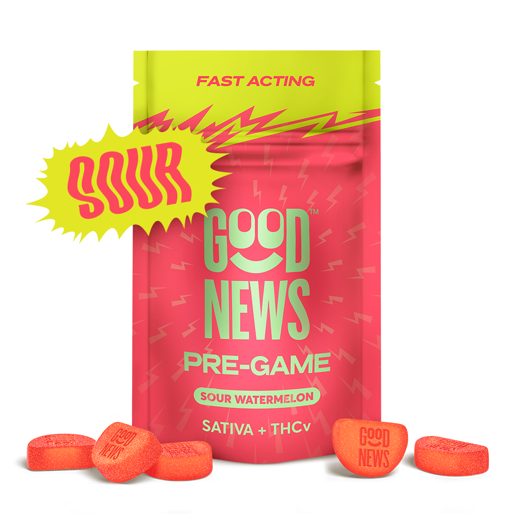 PRE-GAME Sour Watermelon [10pk] (100mg THC/50mg THCV)