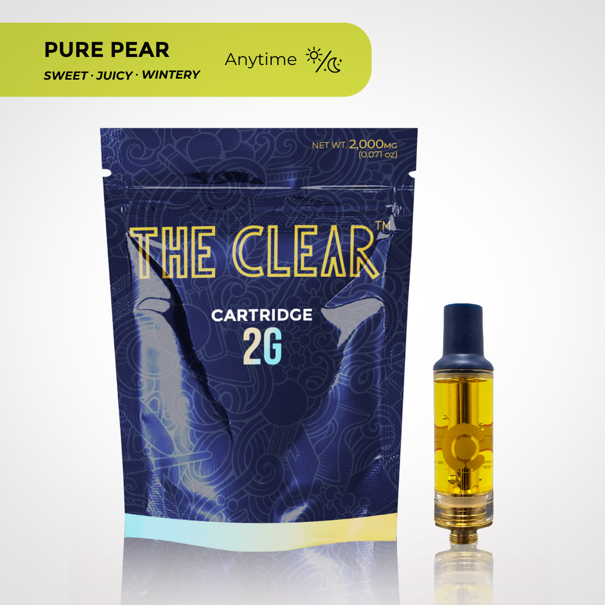 The Clear Original Cartridge 2000mg | Pure Pear The Clear Original Cartridge 2000mg | Pure Pear