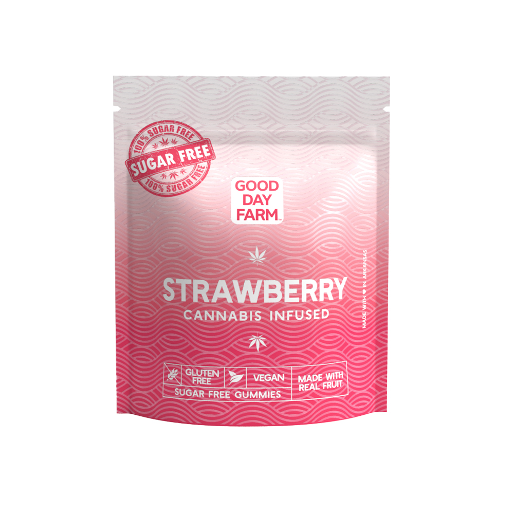 Good Day Farm: Strawberry | Sugar-Free Gummies | 10pk | 100mg