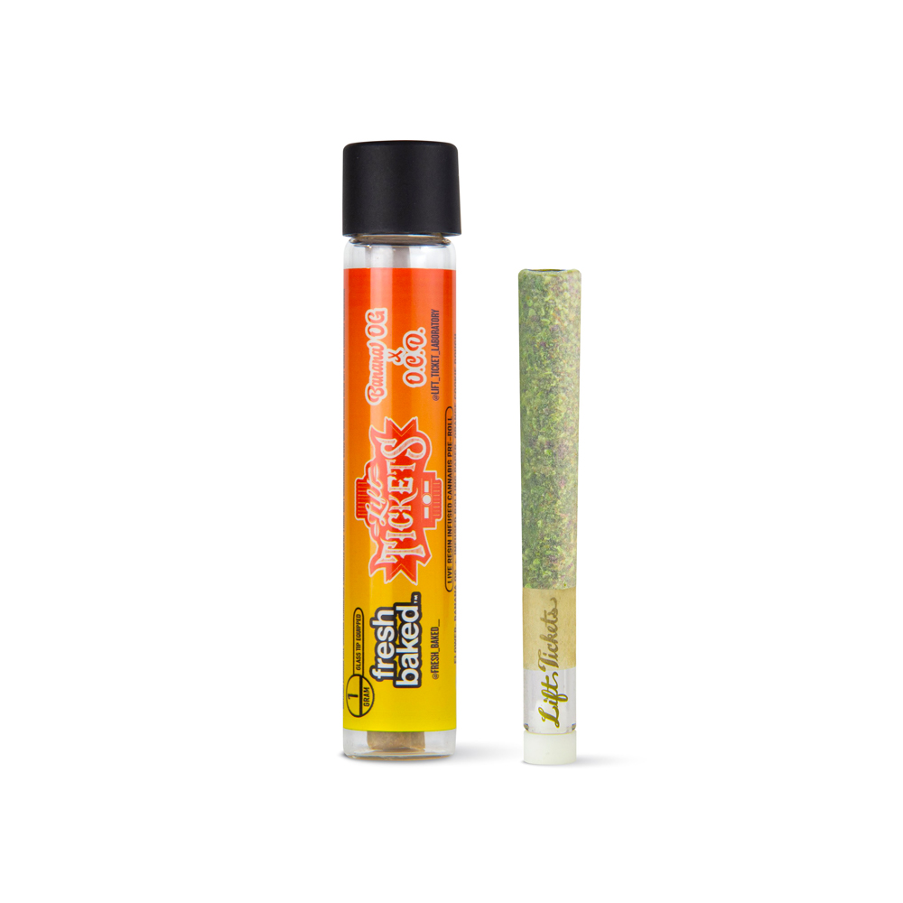 Banana OG x Cream Cookiez [1.5g] Lift Tickets Infused Pre Roll Jane