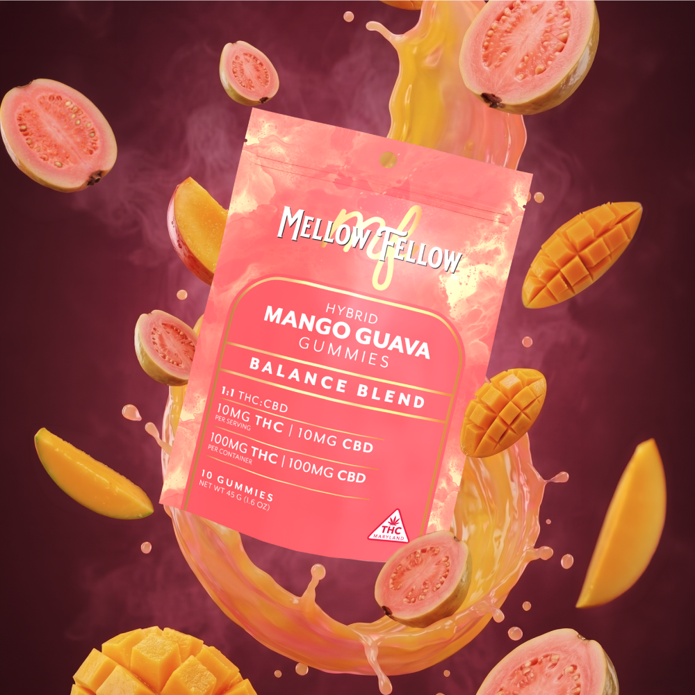 1:1 Mango Guava [10pk] (100mgCBD/100mgTHC)