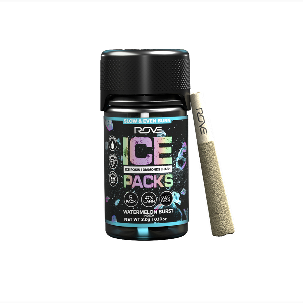 Watermelon Burst - Infused Ice Packs (Rosin, Hash, and Diamonds) [5x 0.6g]