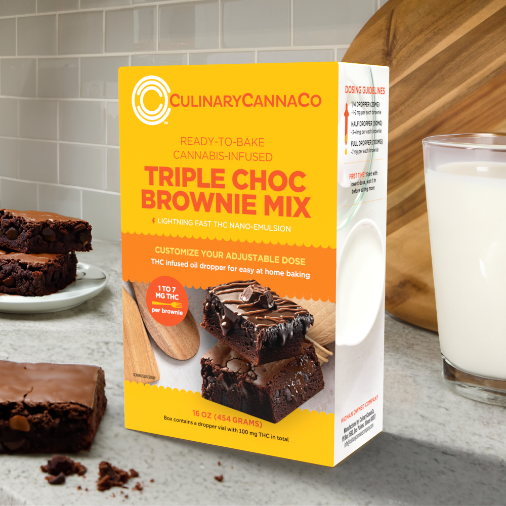 Triple Chocolate Brownie Mix (100mg)