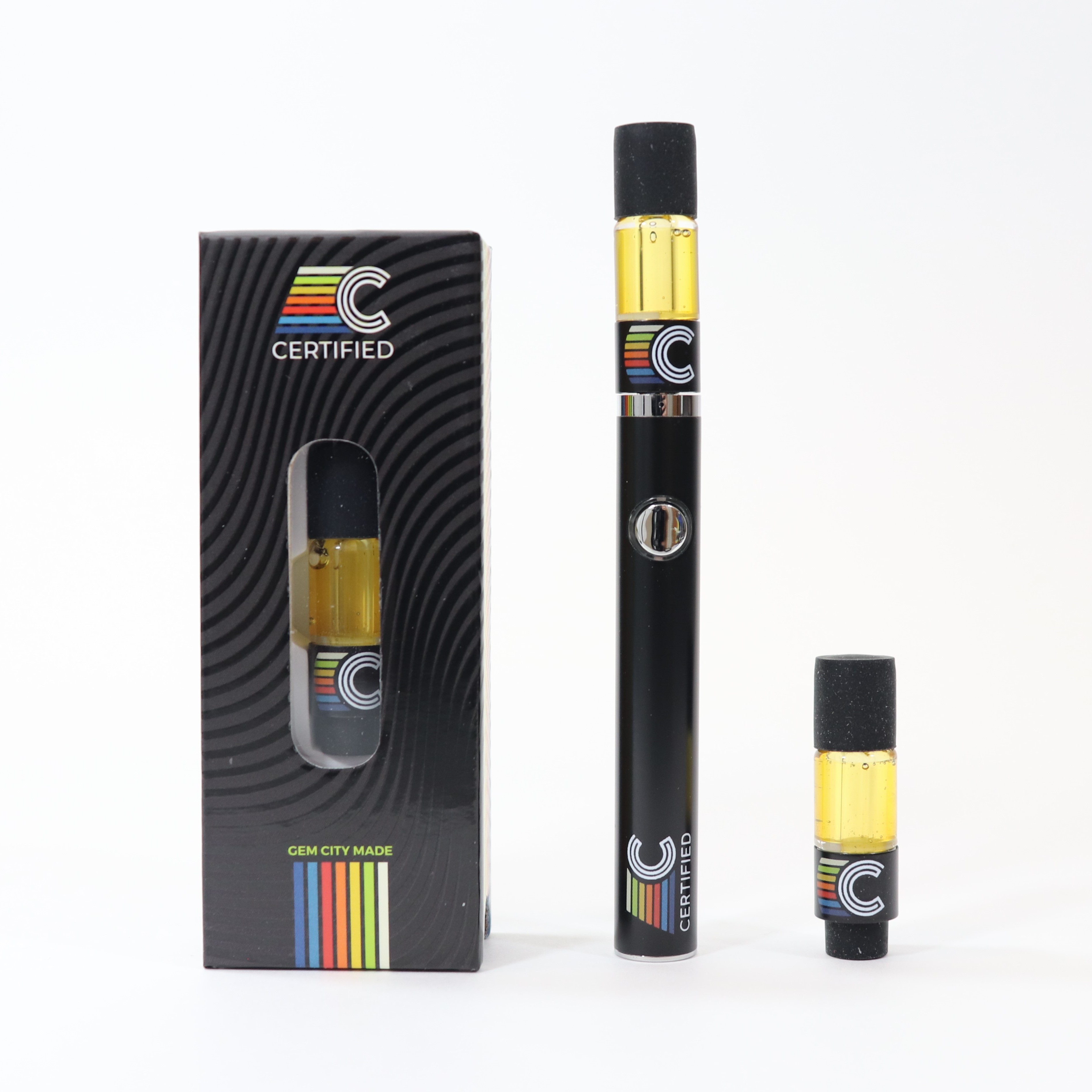 CERTIFIED COOKIES - VAPE CART - .84G - INDICA - THC: 603.96