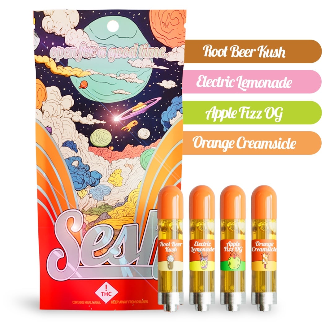 Shop Variety Cartridge 4-Pack #2 - Apple Fizz OG + Orange