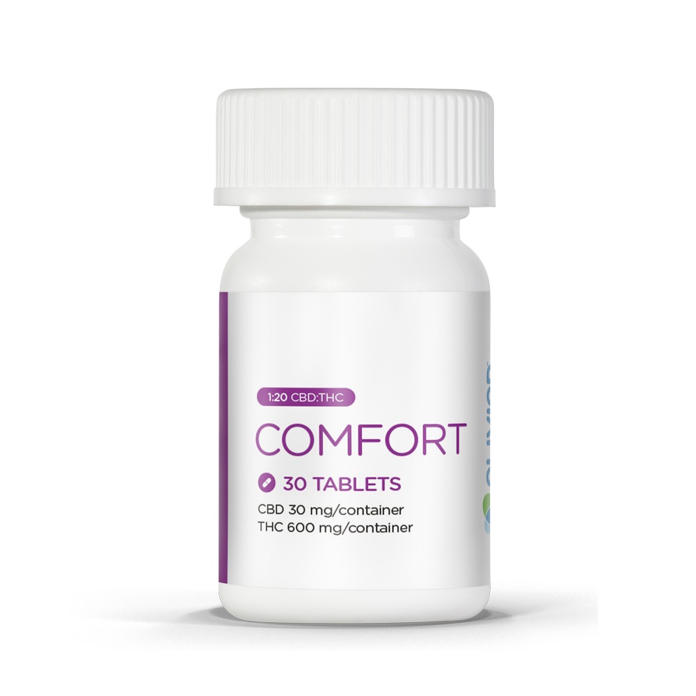 Comfort [30pk] (30mg CBD/600mg THC) Aliviar Tablets Jane